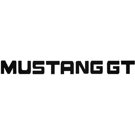 Buy Mustang Gt Graphic Decal Sticker Online