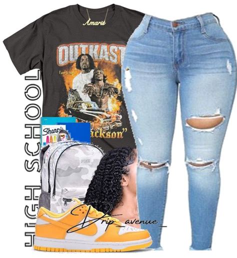 yellow dunks streetwear outfit | Swag outfits for girls, Cute outfits with jeans, Fashion teenage