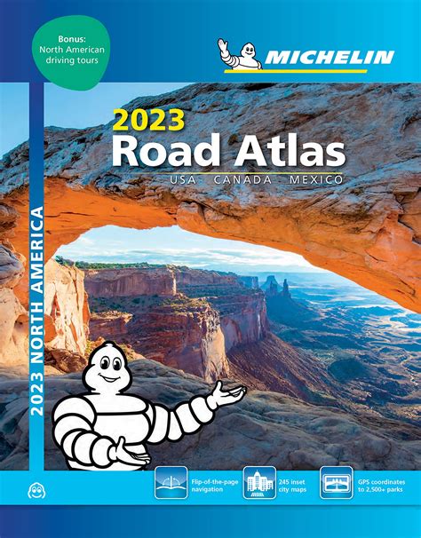 Michelin North America Road Atlas 2023: USA - Canada - Mexico (Michelin ...