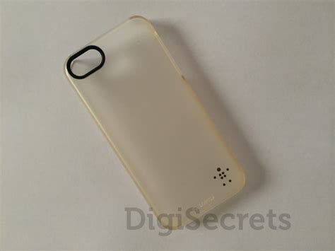 Belkin Shield Sheer Case for iPhone 5S - Clear [Review] - DigiSecrets