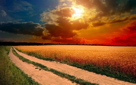 Farm Sunset Wallpapers - Top Free Farm Sunset Backgrounds - WallpaperAccess