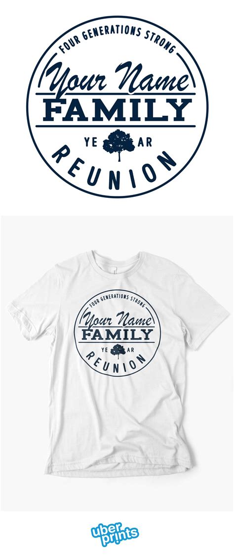 Custom Family Reunion T-Shirt | Family reunion shirts designs, Reunion ...