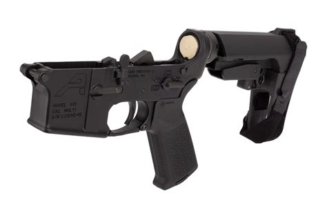 Aero Precision AR-15 Pistol Complete Lower Receiver - MOE Grip & SBA3 ...