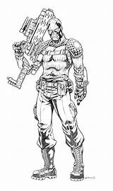 Deathstroke Artwork Sketches  Google Search Coloring Pages For Kids sketch template