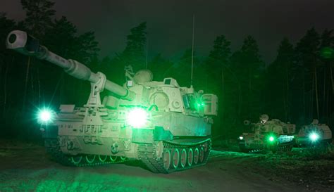 US Army’s newest M109A7 howitzers participate in live-fire exercise in Lithuania