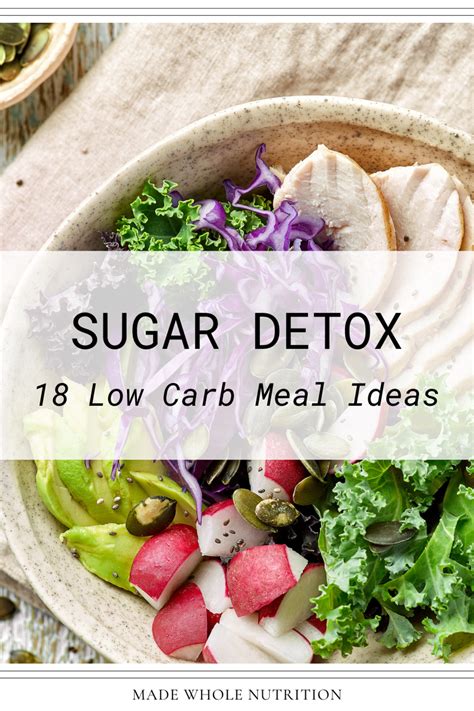 SUGAR DETOX: 18 Low Carb Meal Ideas — Functional Health Research ...