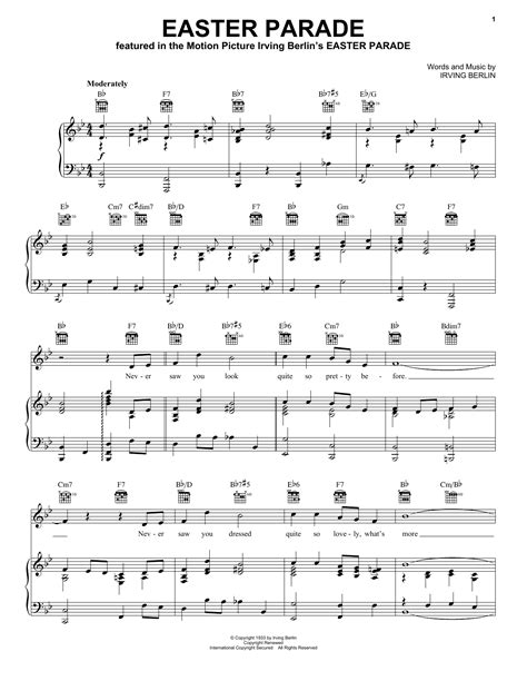 Easter Parade | Sheet Music Direct