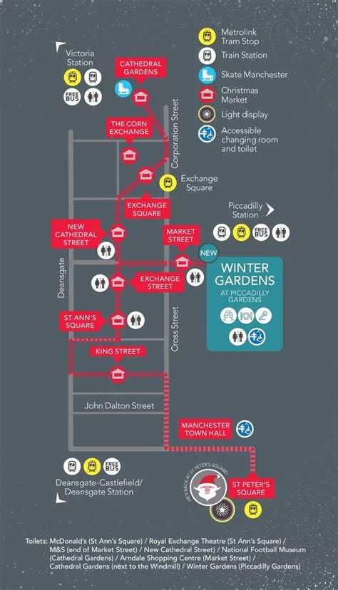 Map Of Manchester Christmas Markets 2024 Olympics - Ruth Willow