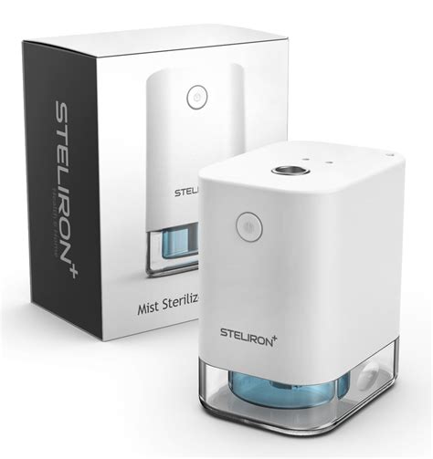 Steliron Automatic Hand Sanitizer Mist Dispenser, Infrared Touchless Anti Bacterial Alcohol ...