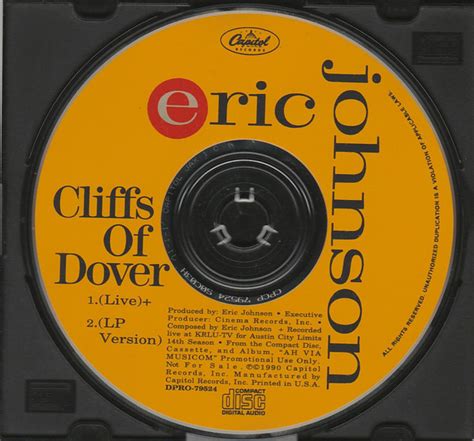 Eric Johnson - Cliffs Of Dover (1990, CD) | Discogs