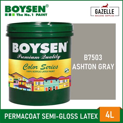 Boysen Permacoat White Latex Arcylic Paint Flat B701 Semi-gloss B715 ...