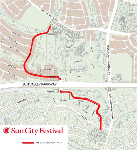 Sun City Festival - Community Map