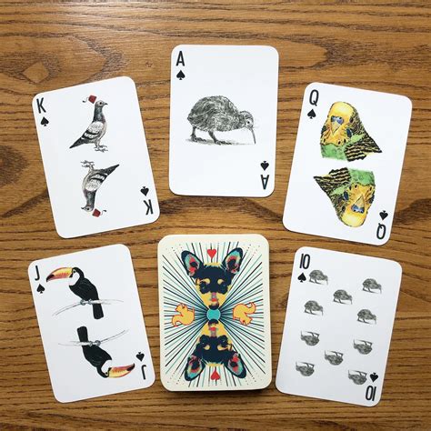 Animal Playing Cards Poker Deck Playing Card Set Animal | Etsy