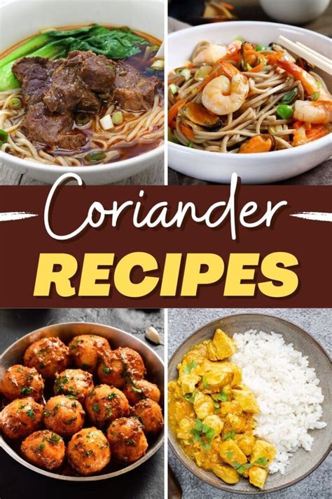 20 Best Coriander Recipes Everyone Will Love - Insanely Good