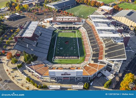 Aerial Views of Reser Stadium on the Campus of Oregon State Univ ...