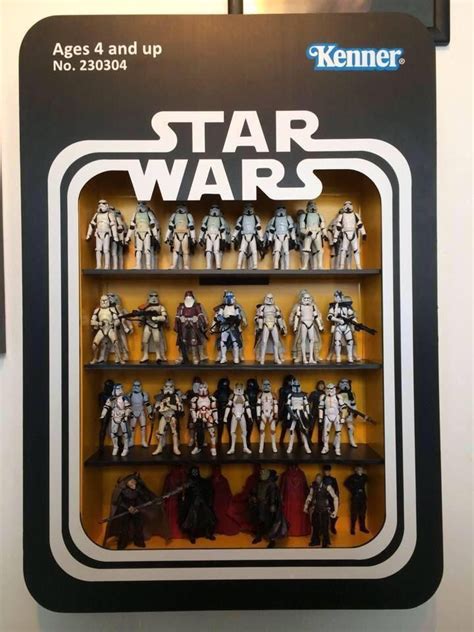 Star Wars Handmade Kenner Display Case | Vintage star wars toys, Star wars figurines, Star wars ...