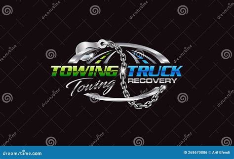 Illustration Vector Graphic of Towing Truck Service Logo Design Suitable for the Automotive ...