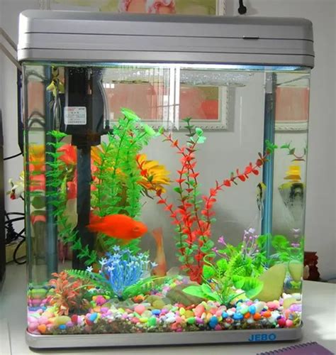 Mini aquarium fish tank aquarium decorative landscaping packages sand colored stone decoration ...