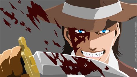 Download Knife Blue Eyes Hat Kenny Ackerman Anime Attack On Titan 8k ...