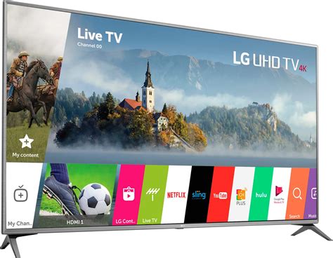 Best Buy: LG 75" Class LED UJ6470 Series 2160p Smart 4K UHD TV with HDR ...