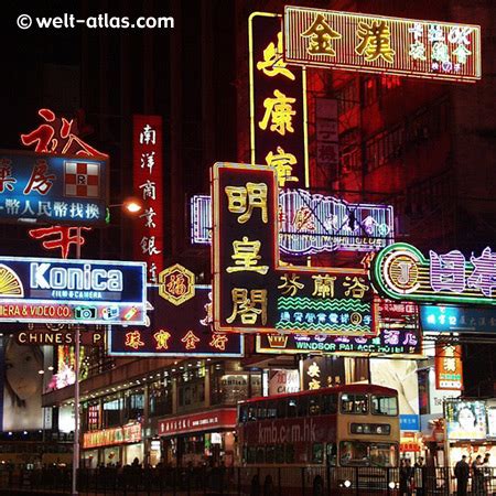 Photo Hongkong, Nathan-Road, Kowloon | Welt-Atlas.de