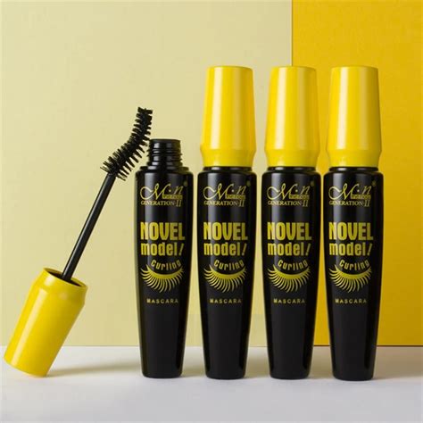 1PC Curling Lengthening Mascara Cosmetic Black rimel waterproof Mascara Makeup Eyelash ...