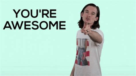 Awesomeness Youre Awesome GIF - Awesomeness Youre Awesome Pointing - Discover & Share GIFs