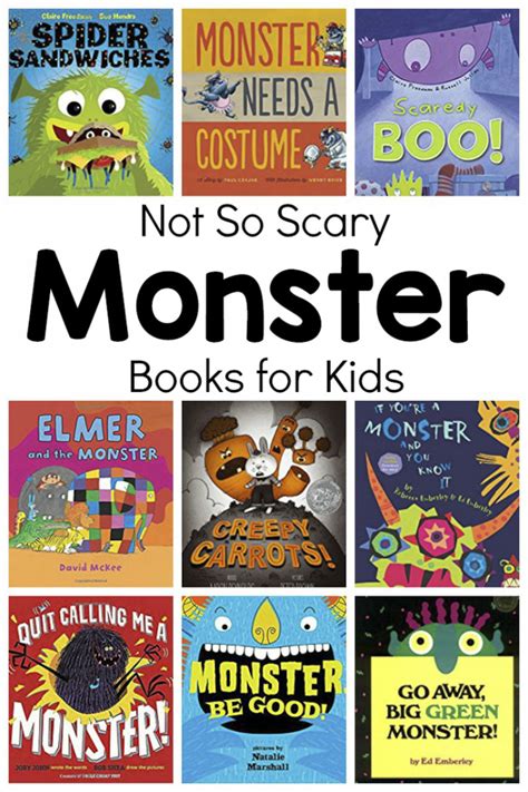 Not So Scary Monster Books for Kids - Preschool Inspirations