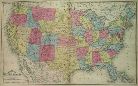 Old Maps Of Us States