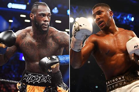 Anthony Joshua showdown with Deontay Wilder planned for T-Mobile Arena ...