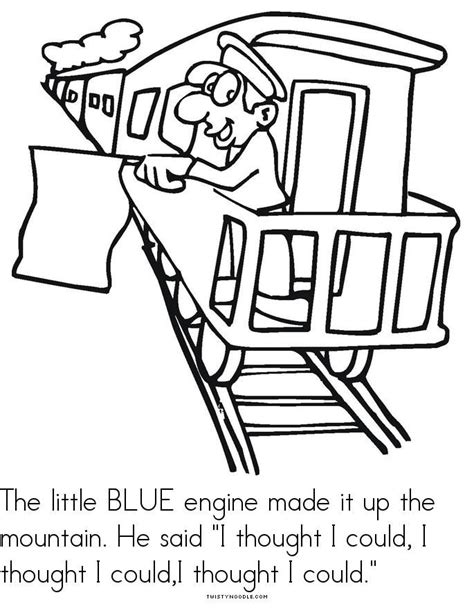 Little Engine That Could Coloring Pages - Coloring Home