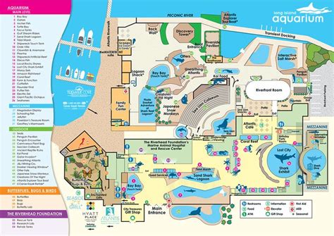 Facility Map | Map, Aqua aquarium, Facility