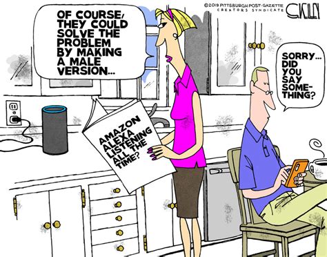 How to make Alexa stop listening – Steve Kelley | Pittsburgh Post-Gazette Editorial Cartoonist