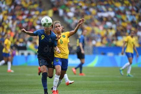 Brazilian Women`s Soccer Team Editorial Stock Photo - Image of ...