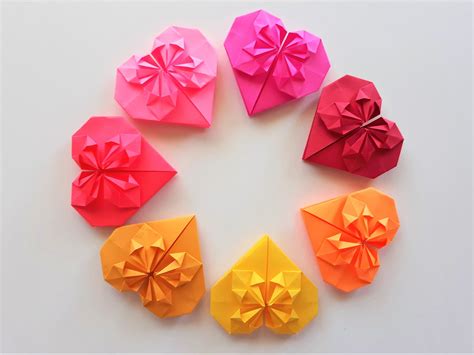 3D Origami Paper Hearts-origami Hearts-paper Hearts-wedding - Etsy