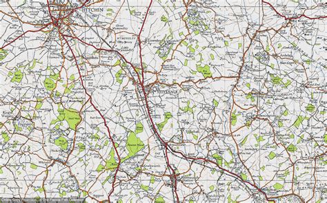 Historic Ordnance Survey Map of Stevenage, 1946