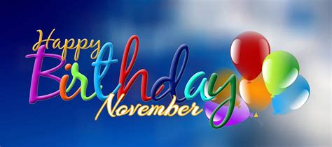 November Birthdays - 2019 | Dimple Times