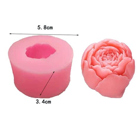 Silicone Plaster Mold Soap Making Mould Rose Flower Mold Cake Mold Candle Mold | eBay