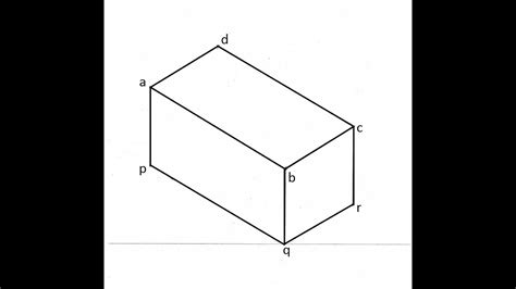 Draw An Oblique Sketch Of A Cuboid | Sketch Drawing Idea