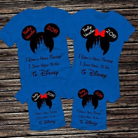 Disney Vacation shirts 2019 Disney Family Shirts I Just Need To Go To Disney Mickey Head ...