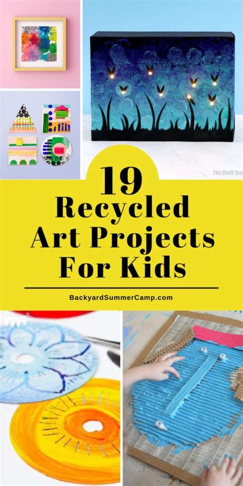 19 Genius Recycled Art Projects For Kids