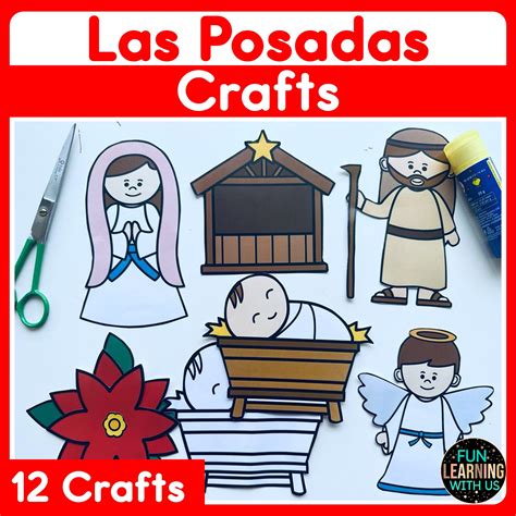 Las Posadas Crafts | Christmas Around the World Bible Religious Craft | Made By Teachers