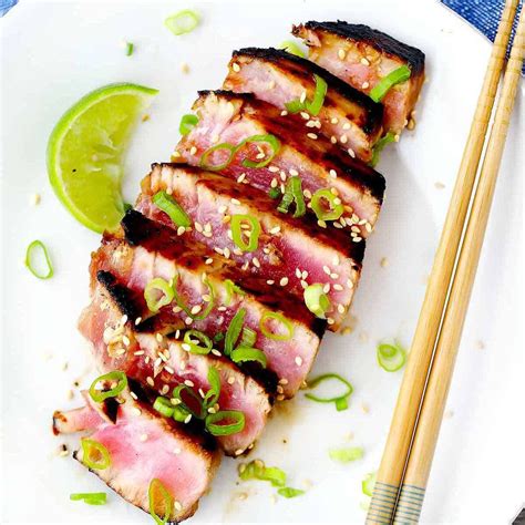 Six-Minute Seared Ahi Tuna Steaks | Recipe | Recipes, Tuna steak recipes, Tuna recipes