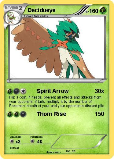 Pokémon Decidueye 3 3 - Spirit Arrow - My Pokemon Card