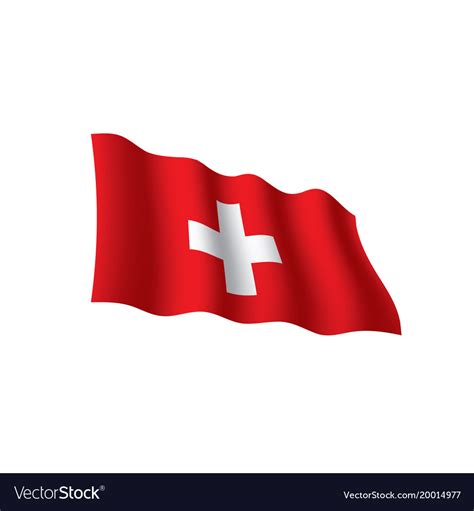 Switzerland flag Royalty Free Vector Image - VectorStock