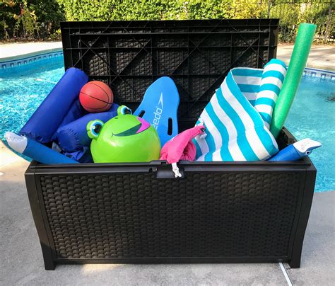 Pool Toy Storage - Deck Boxes, Float Organizers and More