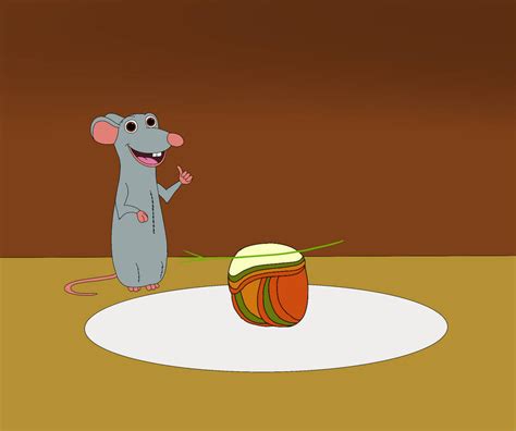 Remy and the Ratatouille by RobsonDoodle on DeviantArt