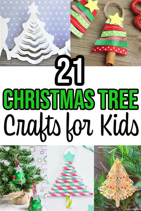 21 Christmas Tree Crafts for Kids