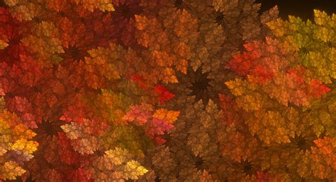 abstract, Fractal, Leaves, Fall Wallpapers HD / Desktop and Mobile Backgrounds