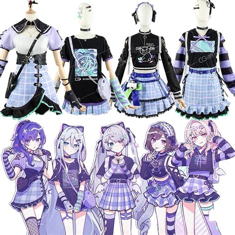 Project Sekai Colorful Stage Cosplay Costumes Asahina Mafuyu Mizuki ...